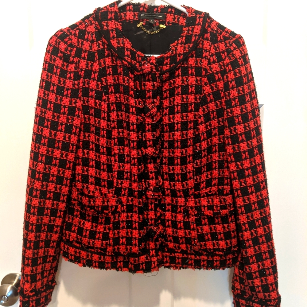 Express tweed jacket size 6